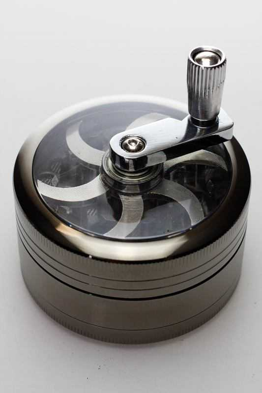 3 Parts Aluminum Grinder with Handle_0